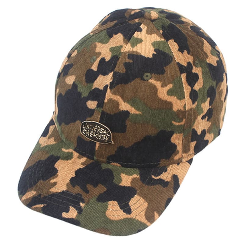 

Universal chemistry Corduroy Camo Beige Ballcap camo hat FREE