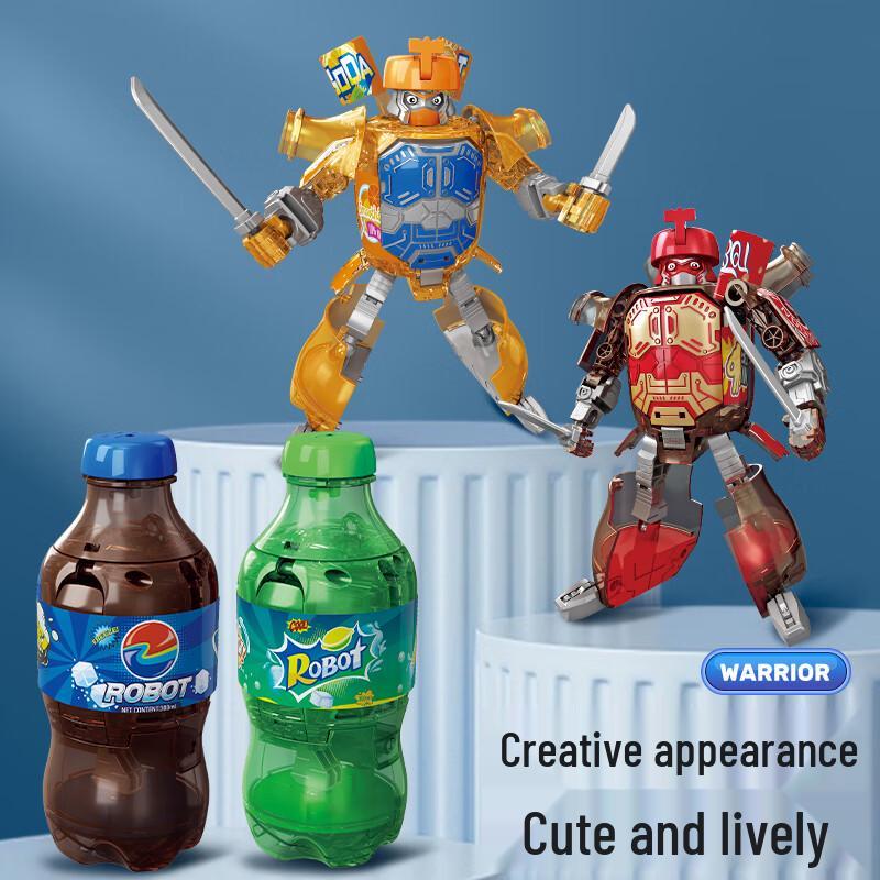 Babe Fairy Soda Transforming Robot Toy