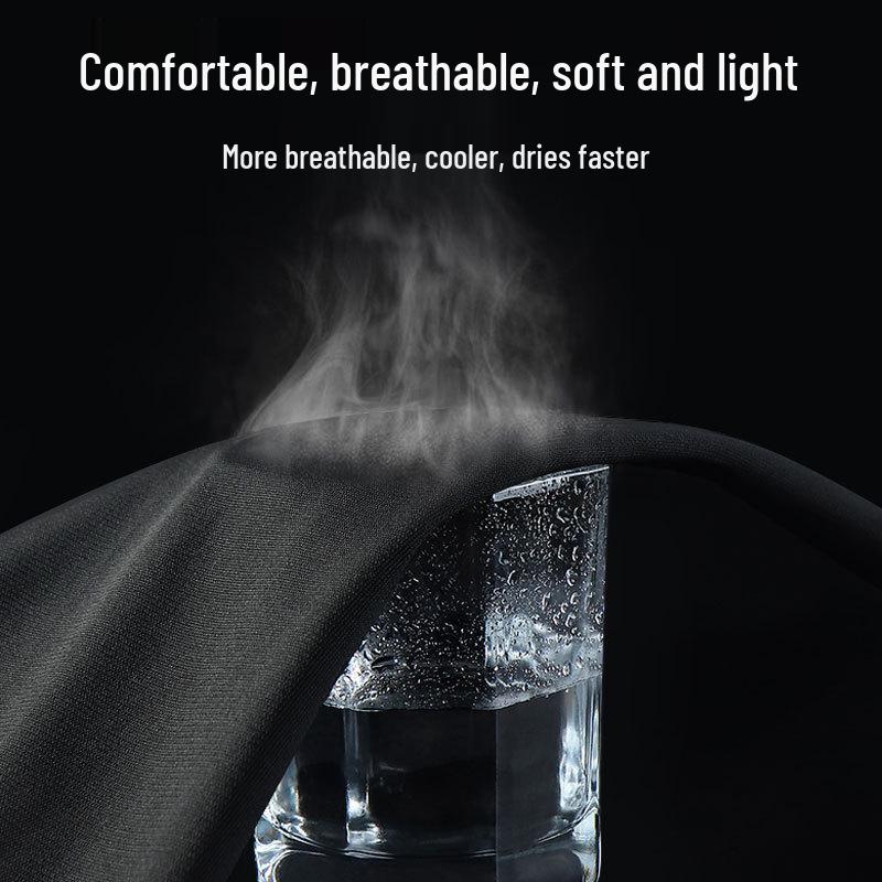 Men's Quick-Dry High-Elastic Long-Sleeve Cycling and Fitness Shirt