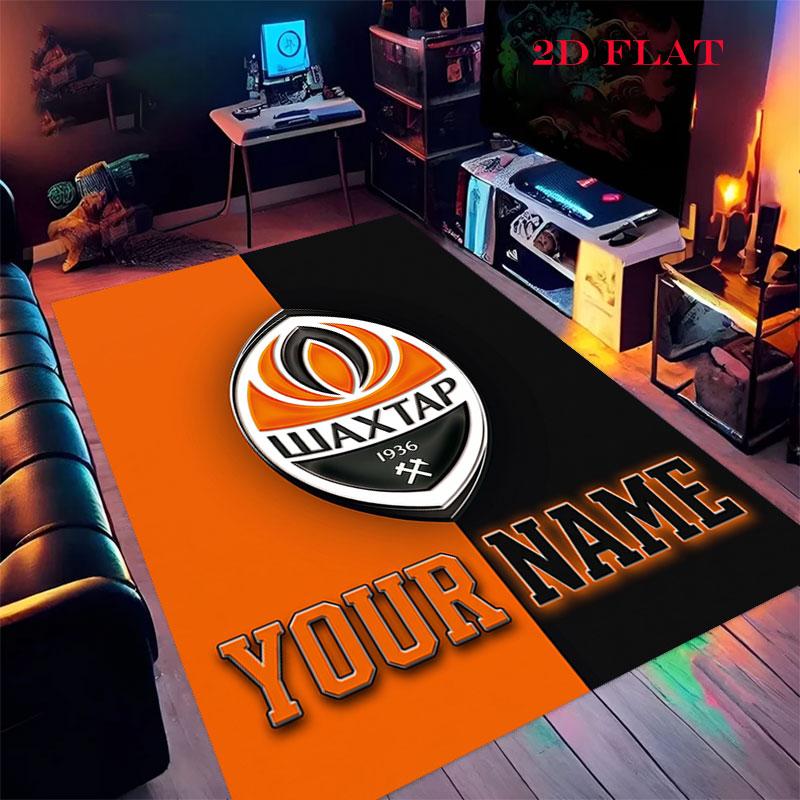 Custom Fc Shakhtar Donetsk Carpet Rug for Living Room Bedroom Home Sofa Decoration,Kids play Nonslip Floor Mat