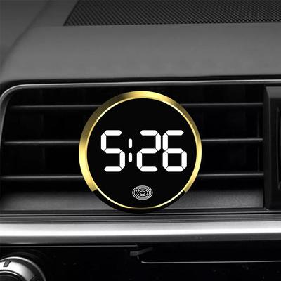 Carro Luminoso Relógio de Carro Tipo de Toque LED Relógio Eletrônico Veículo Suprimentos de Carro Novidade para a Maioria dos Acessórios de Carros