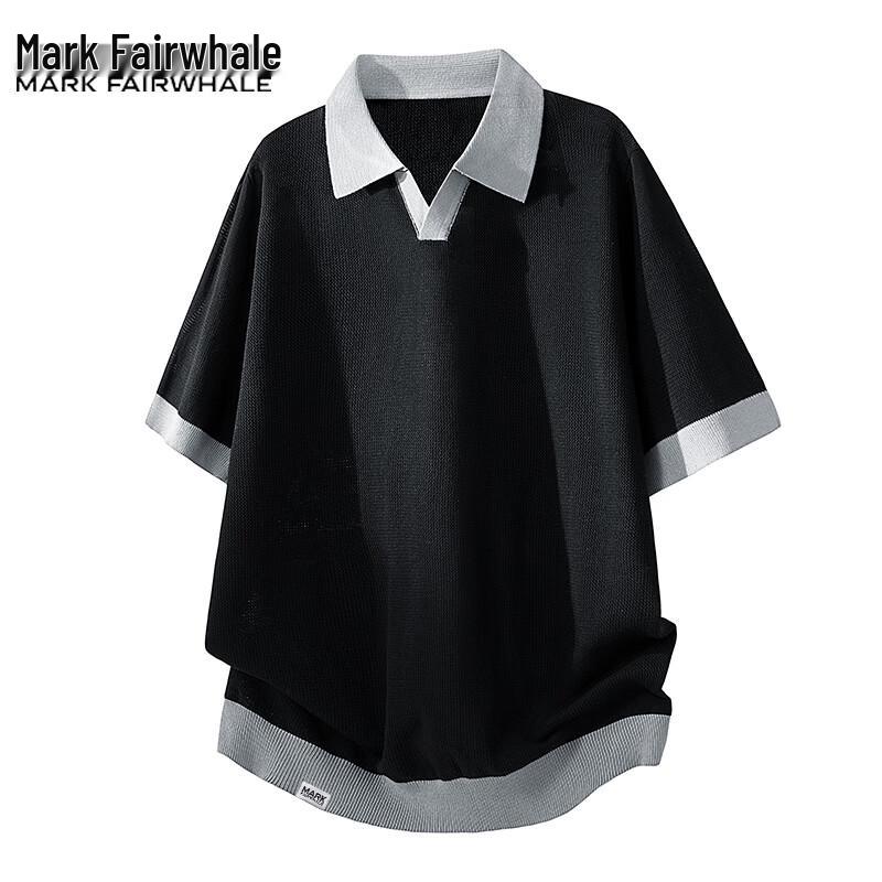 Mark Fairwhale Men's Summer Knit Polo Shirt