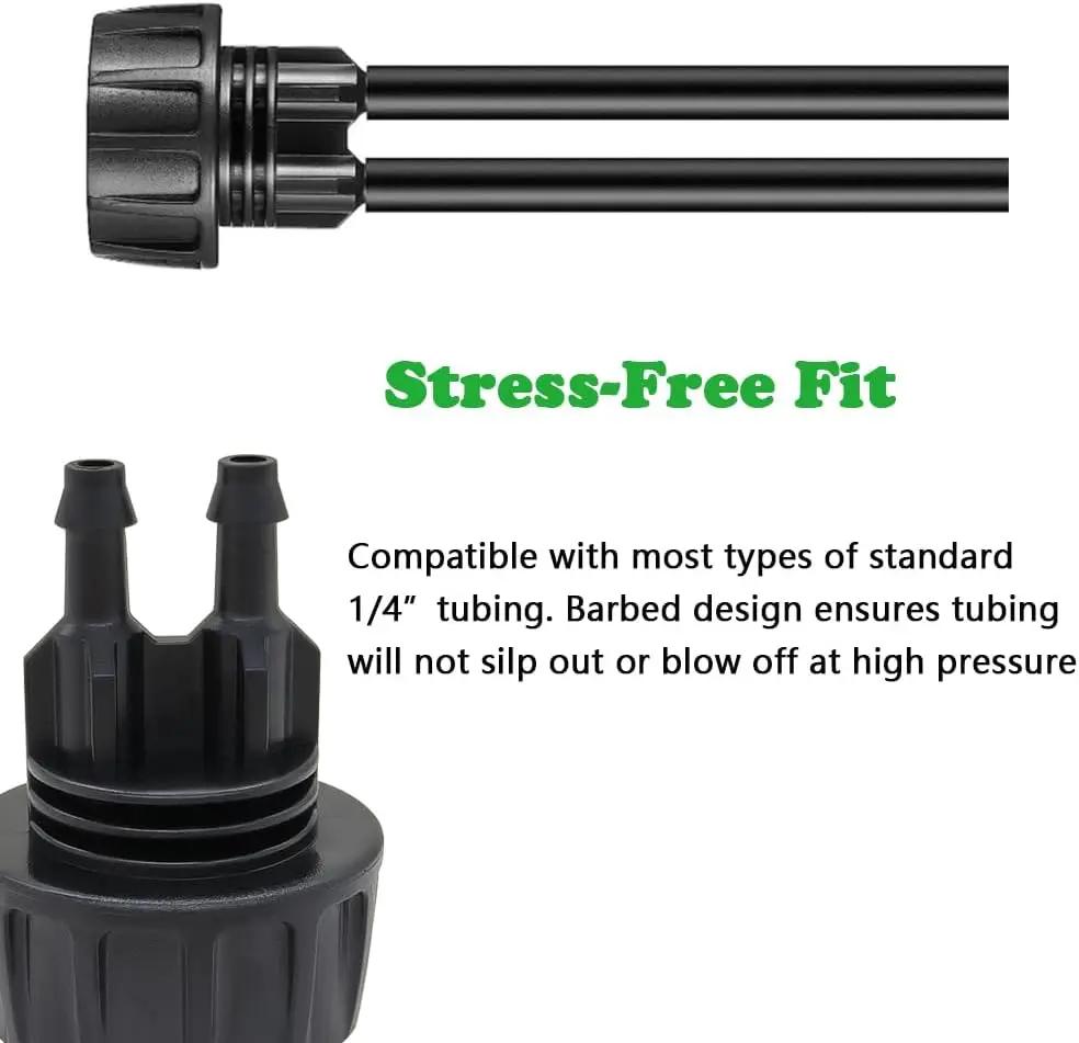 5 Stück Kunststoff Gartenwasserschlauch-Verbindungsstück-Set, Wird zum Verbinden von Wasserhähnen und Schläuchen verwendet, Wasserhahnadapter, Für Wasserhähne, Essentiell für die Autowäsche
