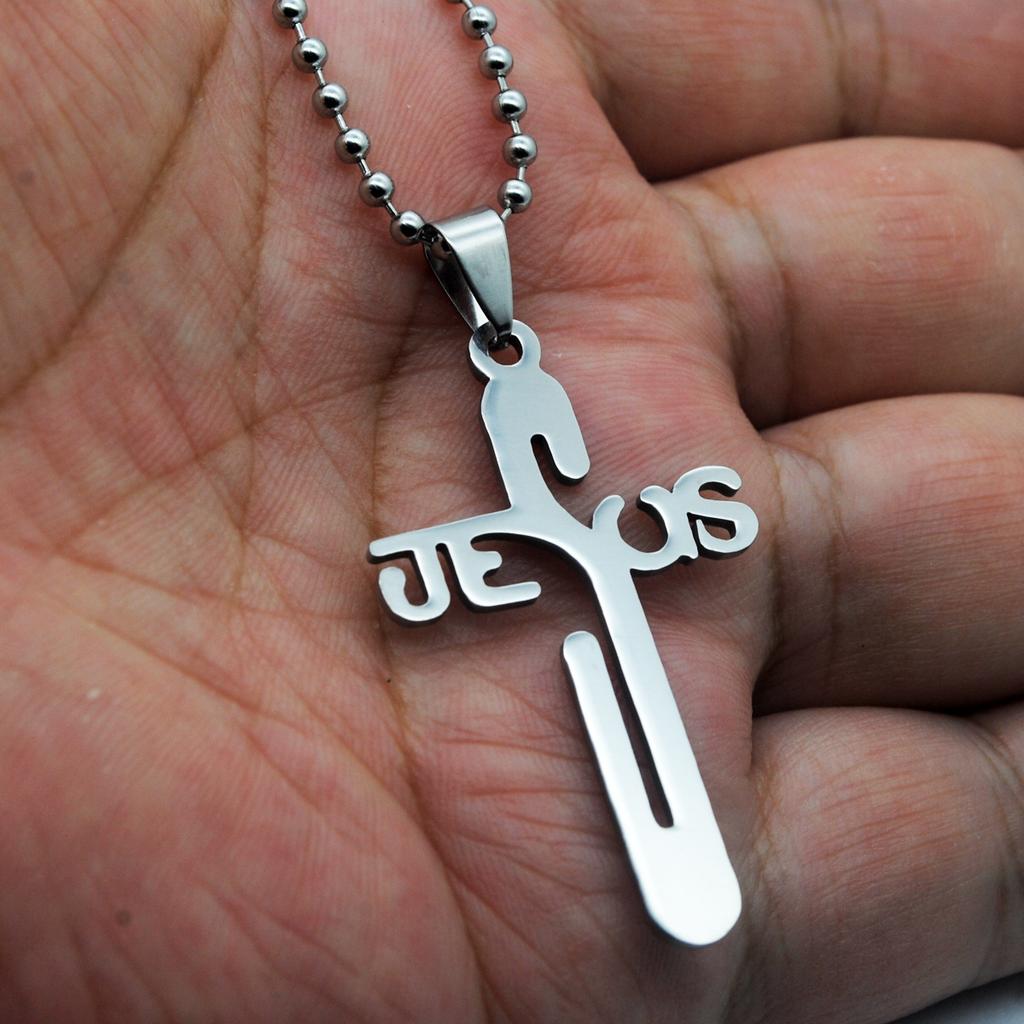 Accessories Men'S Necklace Titanium Steel Pendant Stainless Steel Long Necklace Girls Fashion Sweater Chain