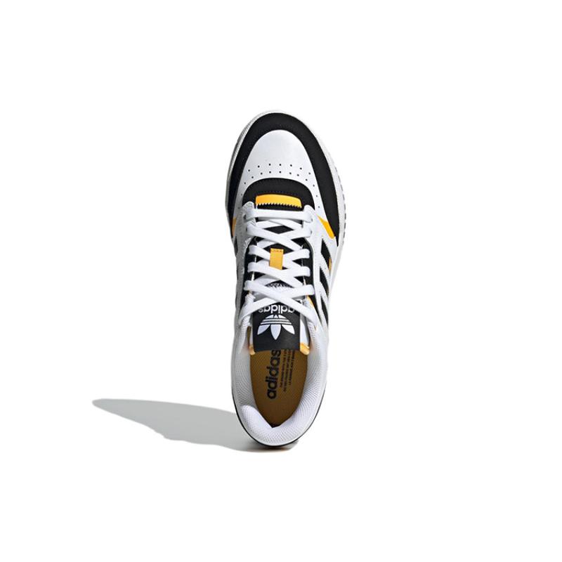 Adidas Originals Drop Step Low 'White Black Yellow' Sneakers GW9727