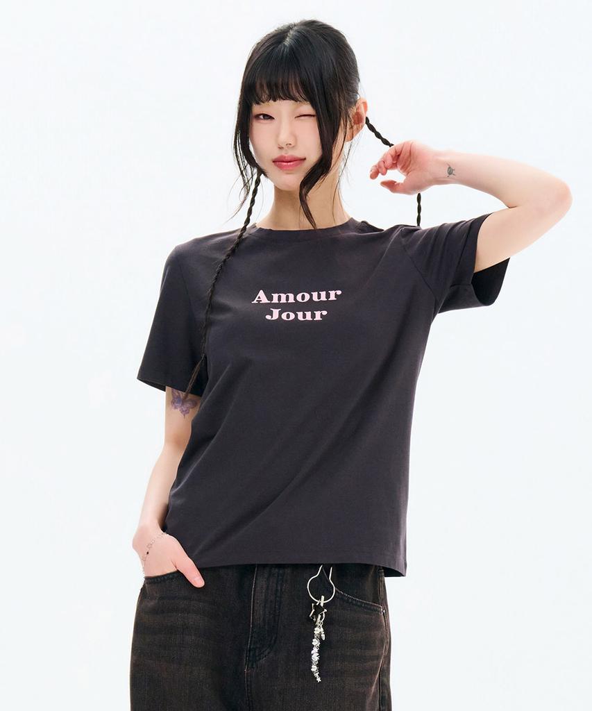 CHASECULT Women'S Essential Lettering Short Sleeve T-Shirt-Fbzg5853C0L