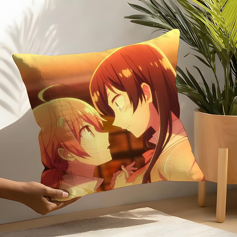 Yuri Anime Bloom Into You Kissenbezug Heim Wohnzimmer Dekoration Leinen Kissenbezüge Kissenhülle