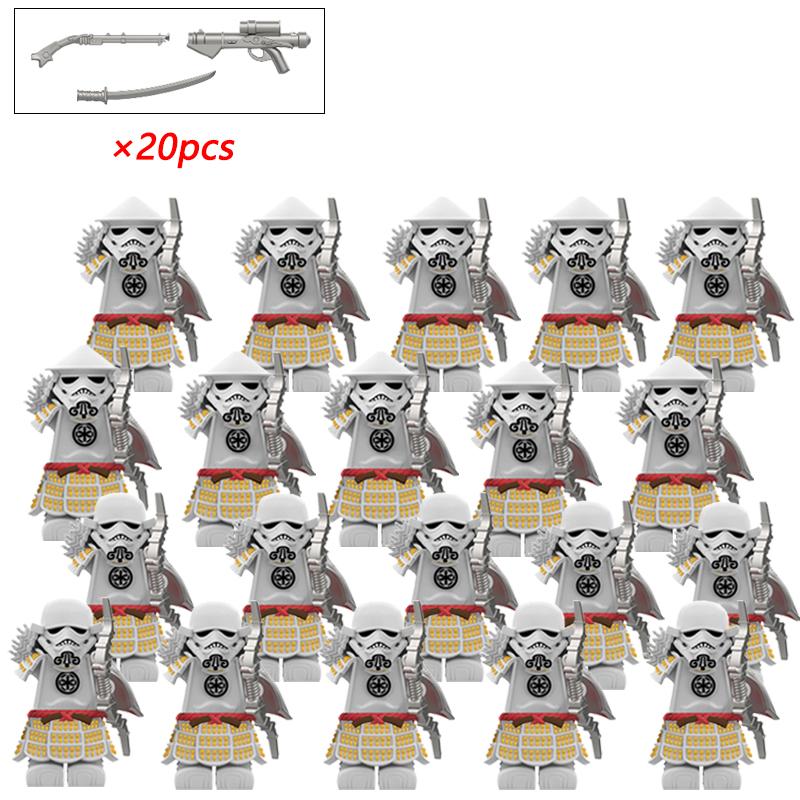 

Кендо Шлем Самурай Минифигурка DY326 с Коническим Кабуто, Винтовкой, Катаной и Колчаном, Шарнирные Руки - DY Minifigs