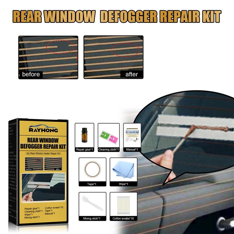 Car Rear Window Defogger Grid Line Repair Kit Car Rear Window Defogger Repair Kit Universal Rear Window Heater for All Cars