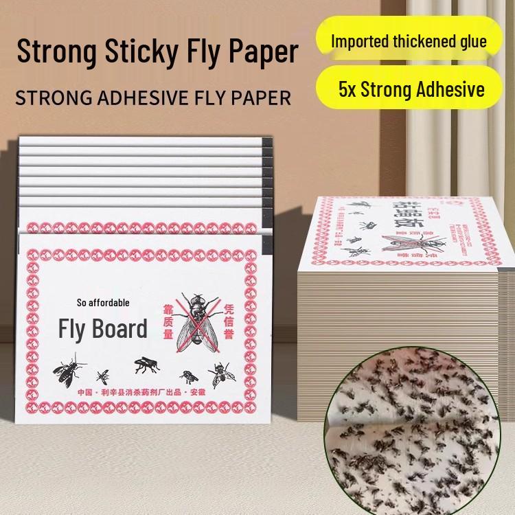 Strong Sticky Fly Paper: Professional Mosquito and Fly Repellent for Farms