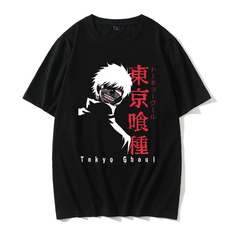 Tokyo Ghoul Printed Men T-shirt Summer Women Casual Short Sleeve Streetwear Tees Clothes Anime Graphic T Shirt Tops