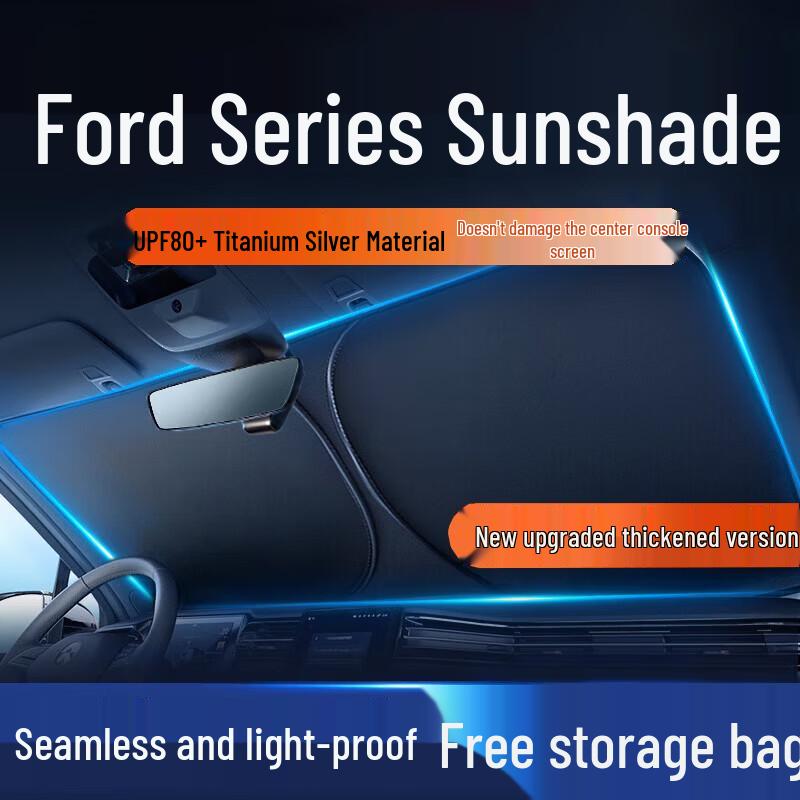 Car Sunshade Umbrella: Front Window Heat Insulation & Light Blocking Cover