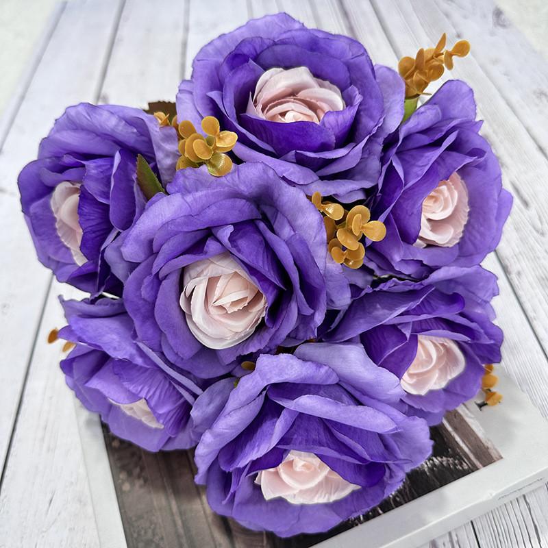 Flower Artificial Rose Hotel Restaurant Window Decoration Room Desktop Ornament