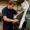 Adjustable Wrench Self-Locking Heavy Duty Spanner Pliers Thin Adjustable Wrench for Torque Pipe Mechanic Automotive Plumbing Car