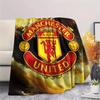 Man Utd Print FlAannel Blanket, High Quality Comfortable for All Seasons, Home Decor, Warmth and Comfort