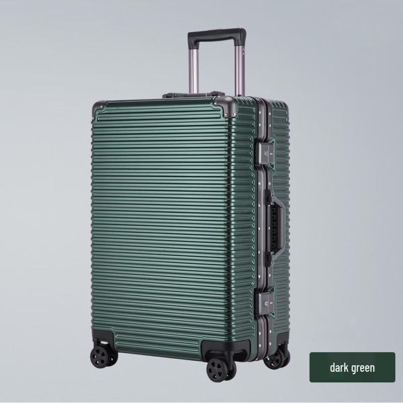 Retro Aluminum Frame PC Hardshell Luggage 20 inches