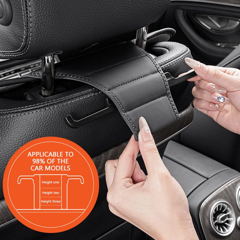 SEAMETAL Universal Rear Car Seat Cover Nappa Leather Car Seat Cushion Protector Mat Soft Breathable Auto Interior Accessories