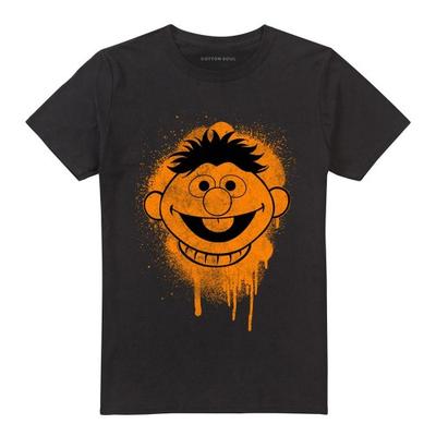 Sesame Street Unisex Adult Ernie Graffiti T-Shirt