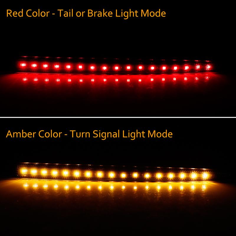 Car Red Lens Rear Bumper Reflector LED Tail Stop Brake Light For Lexus ES GS 2013-2015 81910