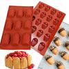 Forma de Silicone para Madeleines de Concha: Ferramenta Resistente ao Calor para Bolos, Doces e Chocolates