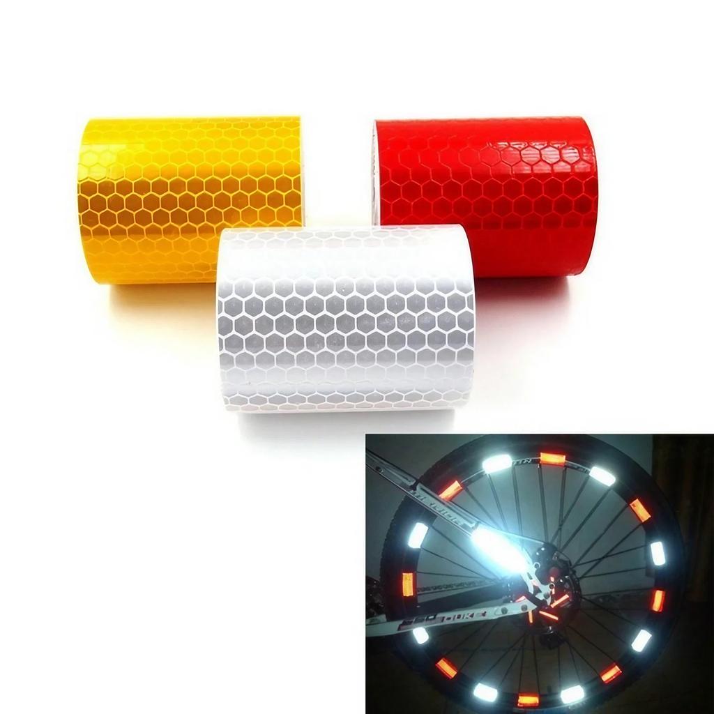 Safety Mark Reflective Car Styling Tape 5cmx3m Self Adhesive Warning Motorcycle Reflective Film