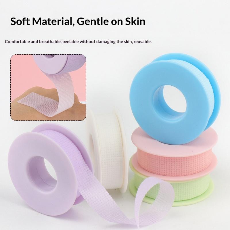 {+} 1 Roll Grafted Lash Under Eye Pad Patch Non-woven Breathable  Silicone Gel Tape Eyelash Extension Supplier Makeup Tools