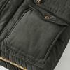 Autumn and Winter New Cashmere Thickened Plus-size Men's Cotton-padded Jacket Long Plus-size Warm Cotton-padded Jacket