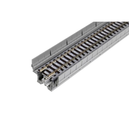 KATO N Gauge Single-Track Elevated Straight Track, 186mm, Set of 2, 20-410, Model Railroad Supplies