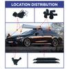 Car Roof Soft Rack 600D Oxford Cloth Non-slip Bottom Fast Detach for Surfboard Kayak Ski Board Luggage