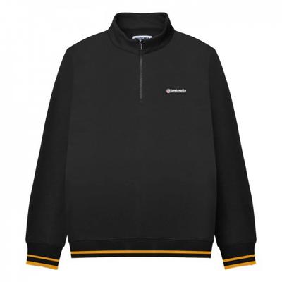 Mens Tipped Quarter Zip Sweatshirt