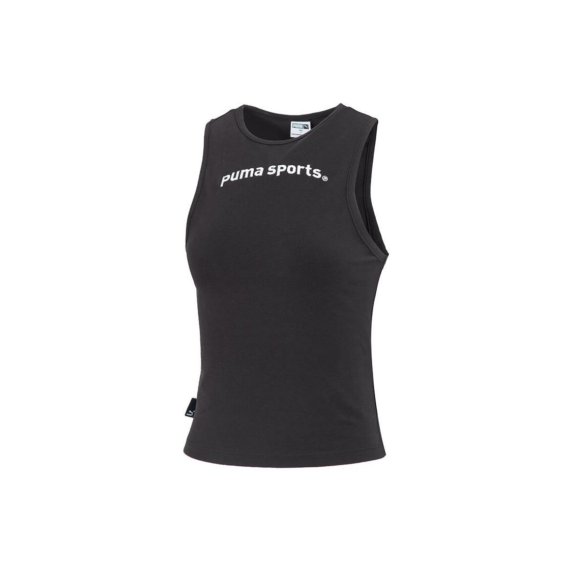 

Puma Принт с буквами Slim Fit Sports Майка без рукавов Женские топы Черный 622575-01 S