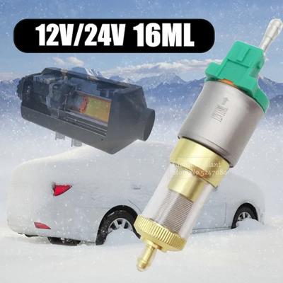 Auto-Dieselheizungsöl-Kraftstoffpumpe, 12 V, 24 V, 16 ml, Impulsmessung, Gas-Inline-Luftheizung, elektrisches Kraftstoffpumpen-Kit für Webasto Eberspacher