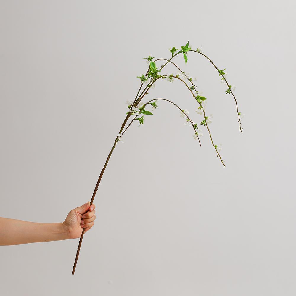

Artificial Flowers Snow Willow Long Branch White Spiraea Hanging Flowers Decoration Wedding Home Living Room Flower Arrangement