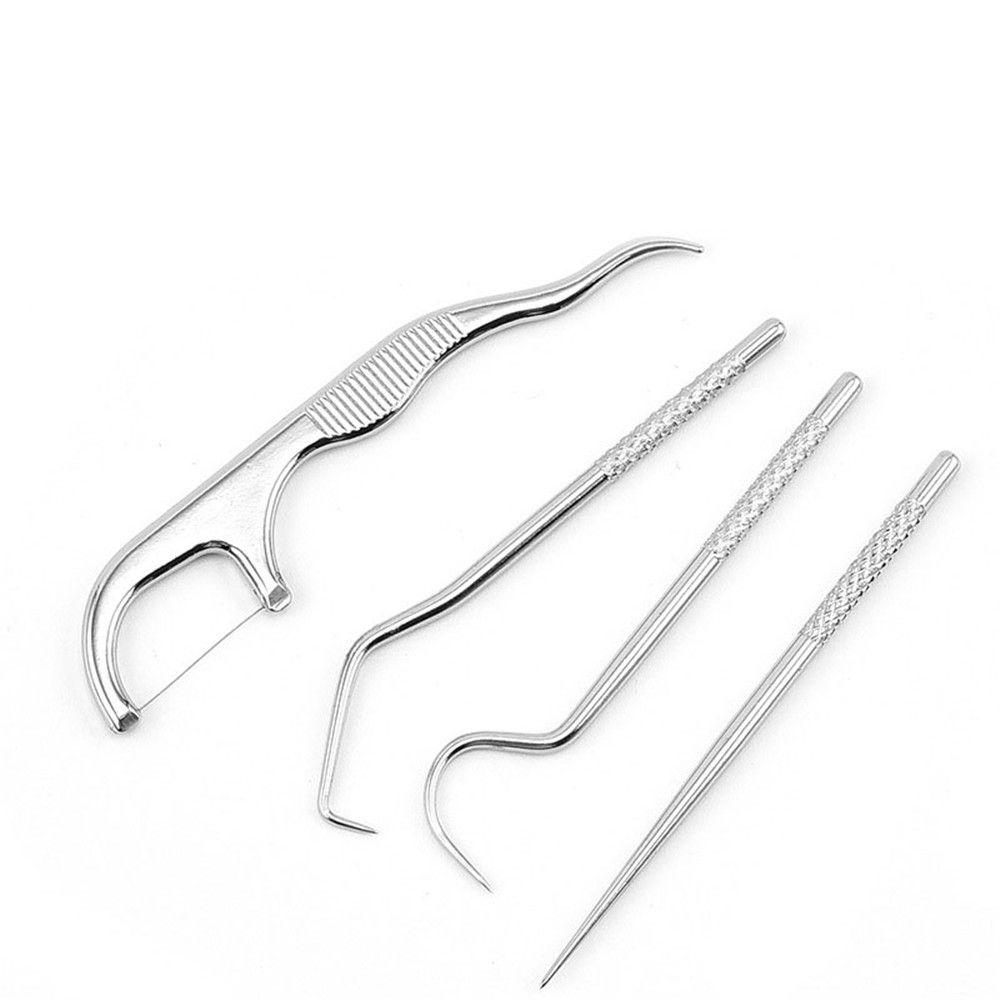 Care Zahnstocher Set Wiederverwendbarer Zahnstocher Zahnseide-Artefakt Mundreinigungs-Werkzeuge