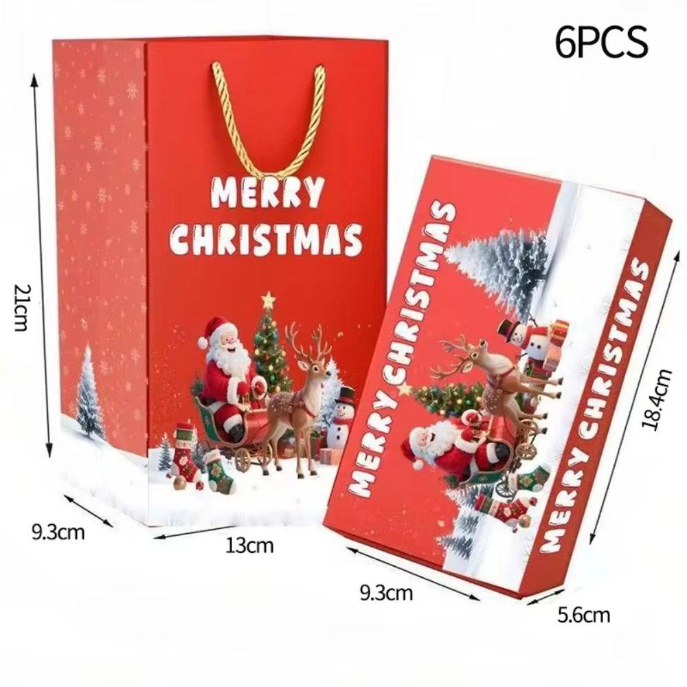 Folding Christmas Surprise Gift Box DIY Assembly Bouncing Pop-Up Surprise Box Pop-Up Popup Explosion Gift Boxes New Year Party