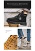 2026 Summer Men's Plus Size Martin Boots - British Style Trendy Leather High-Top Work Boots