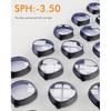 Amavasion Glasses Lenses Compatible with Quest 3S/2, VR Lenses Insert Easy-to-Install Frame Plus Lens Combination SPH:-3.50 (One Lens)