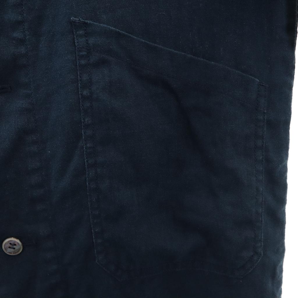 GANRYU Comme des Garcons Japanese Linen Open color coat S Navy system Men's Used