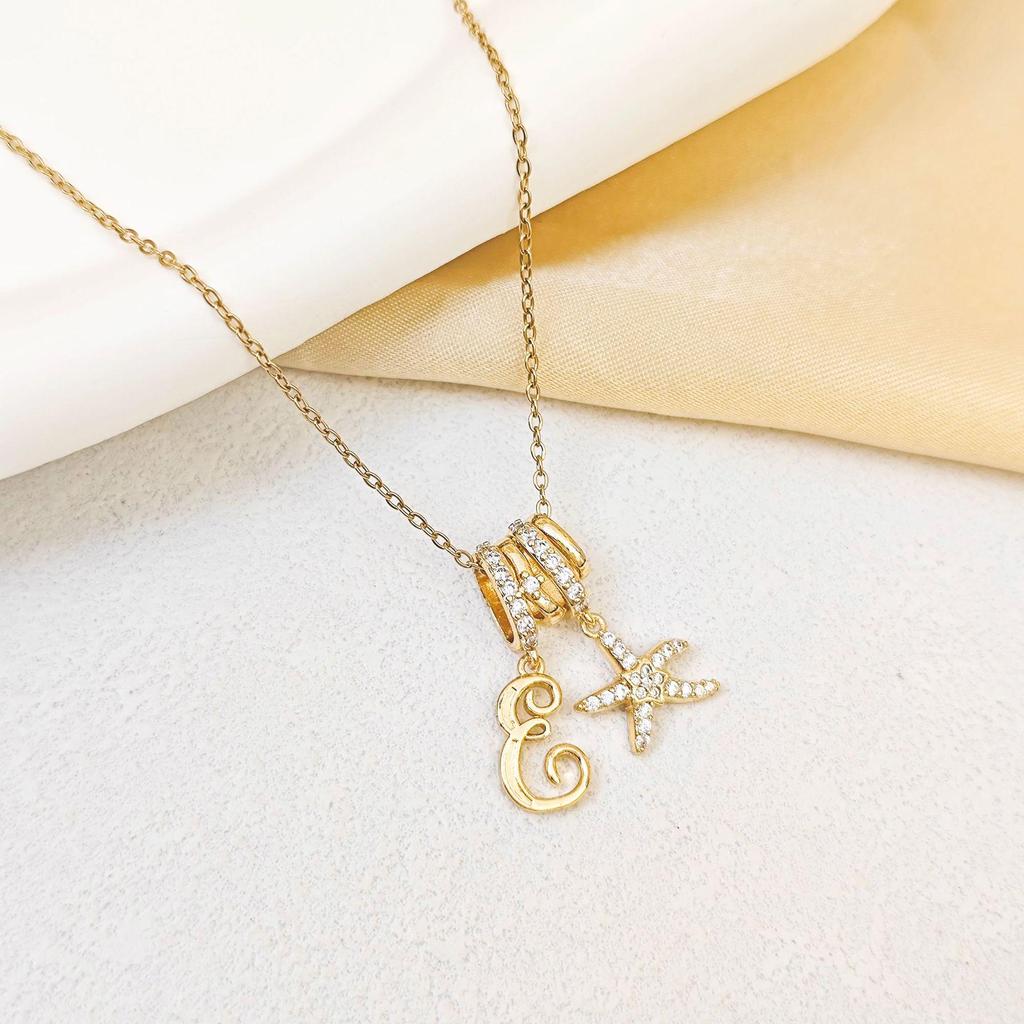 Women's Gold-Plated Copper Necklace: Luxury Fu Lu Pendant Clavicle Chain - Versatile Fashion Accessory