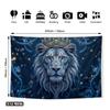 1pc Lion Backdrop - 2D Flat Print Party Banner For Wedding Birthday Anniversary - Multi Purpose Indoor/ Decor For Home Garden Backdrop Lion