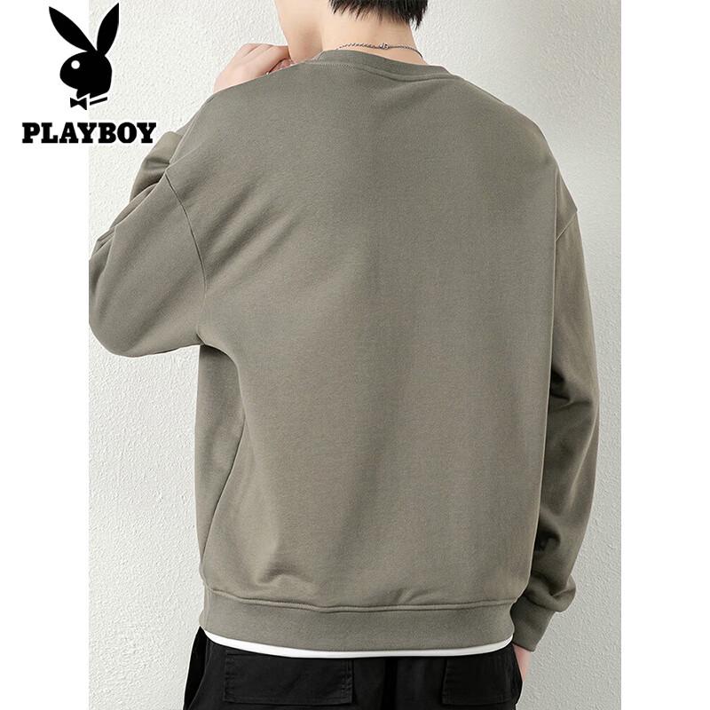 PLAYBOY Men's Casual Crew Neck Sweatshirt