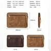 Genuine Leather Laptop Sleeve For MacBook Pro 14 Large Inner Pocket Shockproof