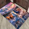 Name Custom Horses Carpet Rug for Living Room Bedroom Home Sofa Decoration,Kids play Non-slip Floor Mat