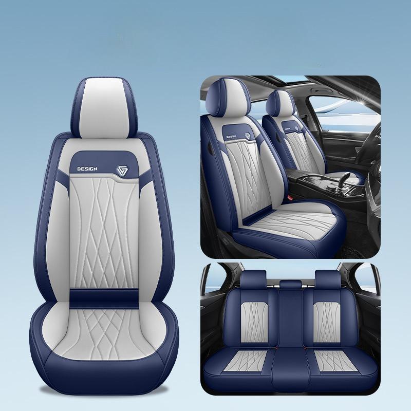 Five Car Seat Covers, Suitable for All Seasons, Complete Set for Dirt Protection, High-Quality Seat Protectors, Compatible with Most Five-Seater Cars