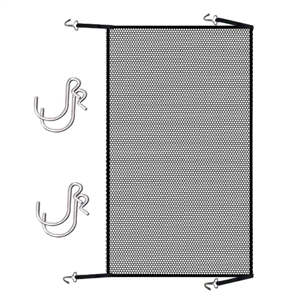 Car Front Protection Mesh Washable Car Engine Grill Net Hood Bumper Protector Dustproof Automotive Engine Space Protection Net