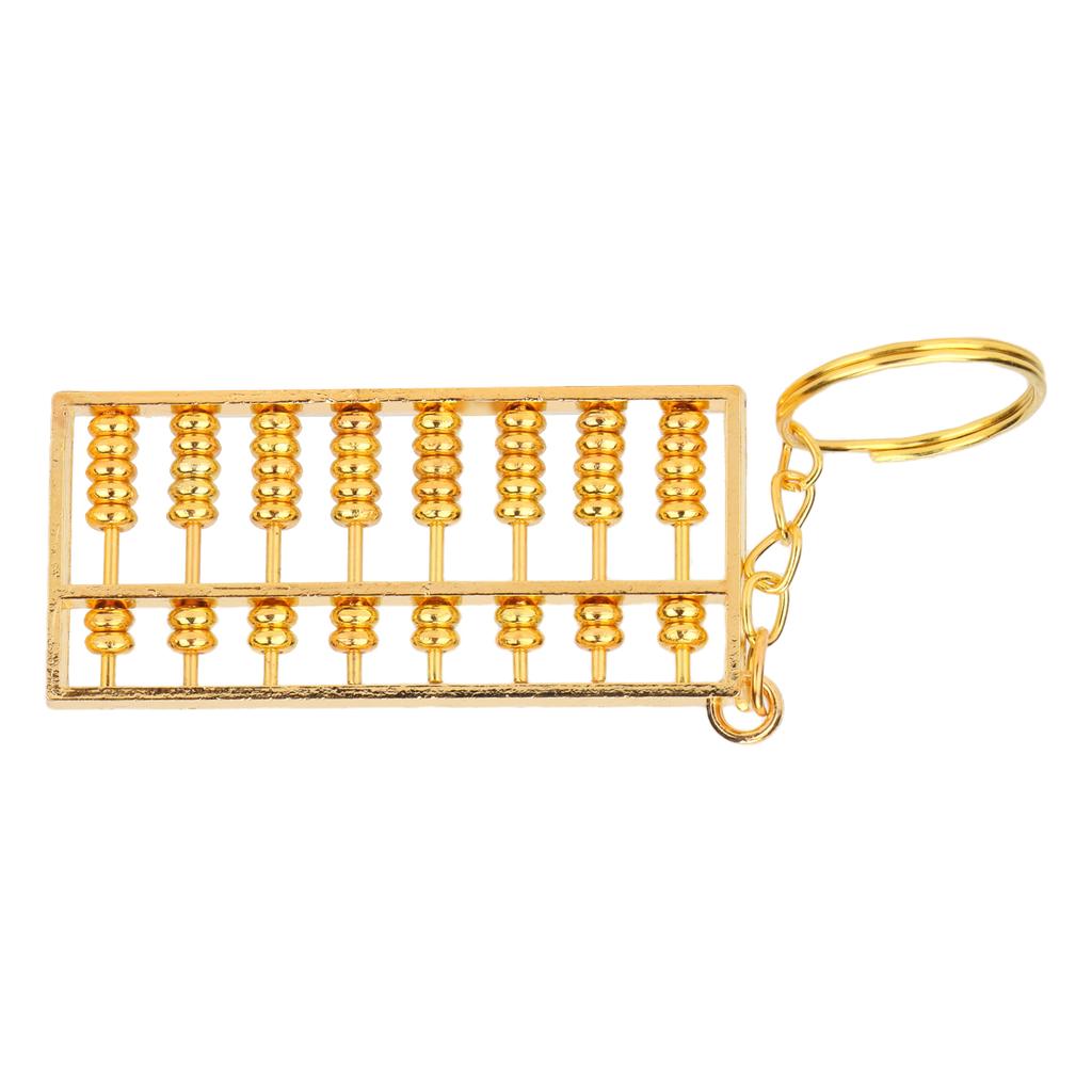 Cute Exquisite Abacus Keychain Metal Portable Abacus Key Ring Pendant Ornament Trinket