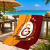 Galatasaray Football Club Emblem Beach Towel, Quick-drying, Easy to Care for, Suitable for Both Fitness and Beach Vacations,Sports Essential