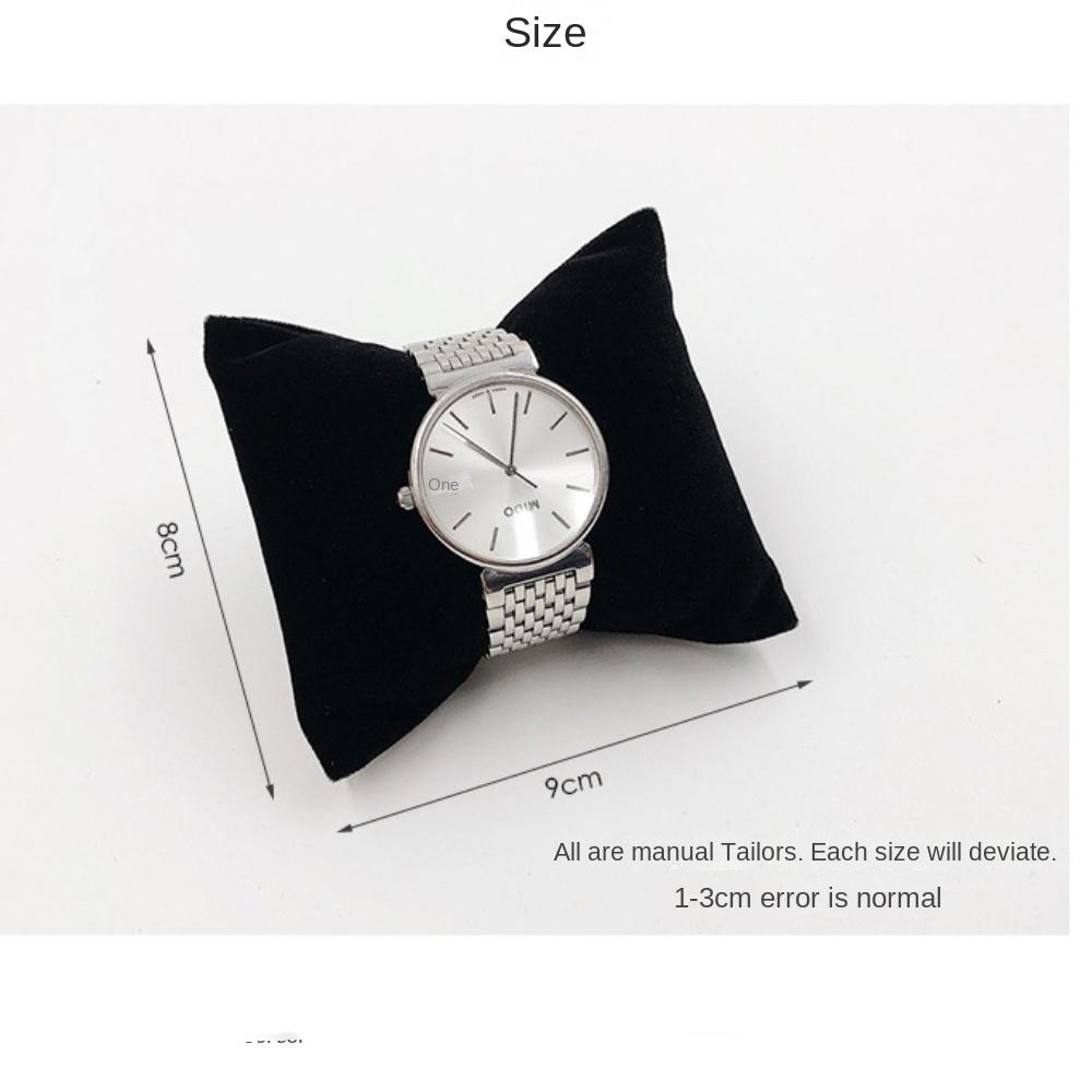 Pearl Wristwatch Holder Velvet Jewelry Counter Organizer Bangle Watch Display Pillows