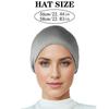 Wide Elastic Solid Hairband Soft Non-slip Head Scarf Hair Hoop for Muslim Women Daily Wear Party Use