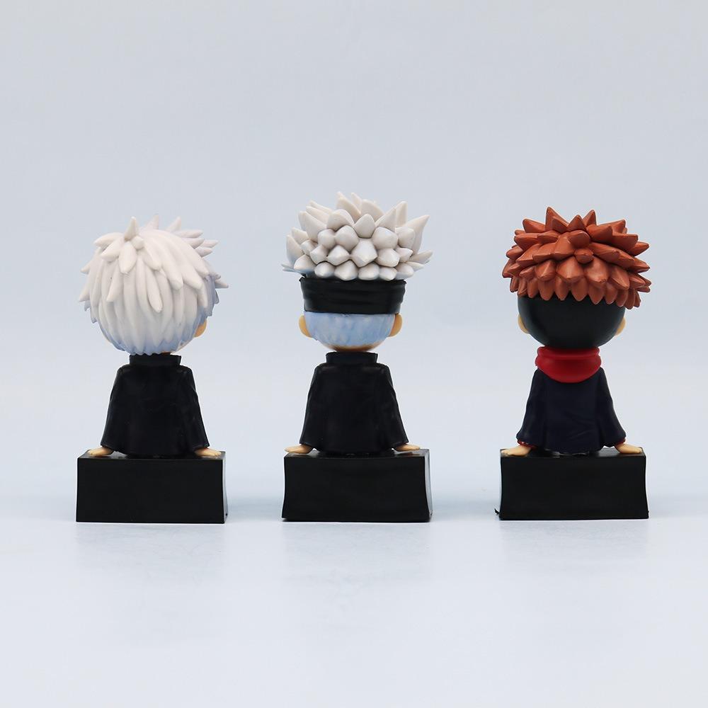 Jujutsu Kaisen Q Version Figures - Gojo Satoru, Itadori Yuji, Geto Suguru, Collectible Ornaments, Gift Items, Anime Merchandis